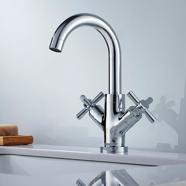 Kitchen Waterfall Tap Sink Mixer Mono Lever Tap Swivel Modern Chrome Basin Taps